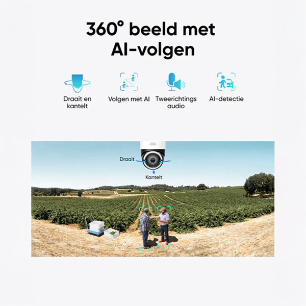 Eufy 4G LTE Cam S330 | 4K | Wit Eufy 123led.nl